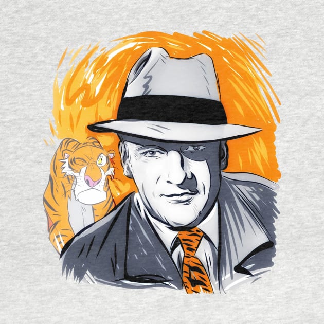 George Sanders - An illustration by Paul Cemmick by PLAYDIGITAL2020